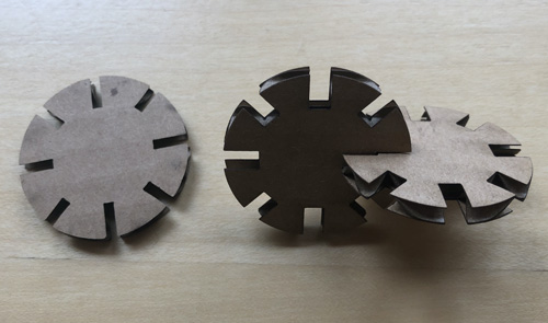 Two discs assembled togehter