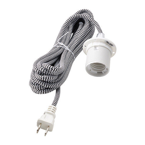 Ikea Sekond cord and lightbulb socket
